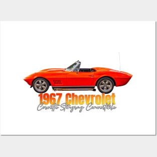 1967 Chevrolet Corvette Stingray Convertible Posters and Art